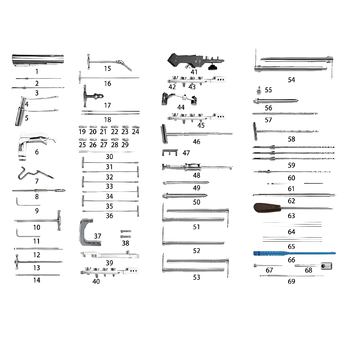 Set di strumenti per unghie ad incastro tibiale (Ⅲ)
