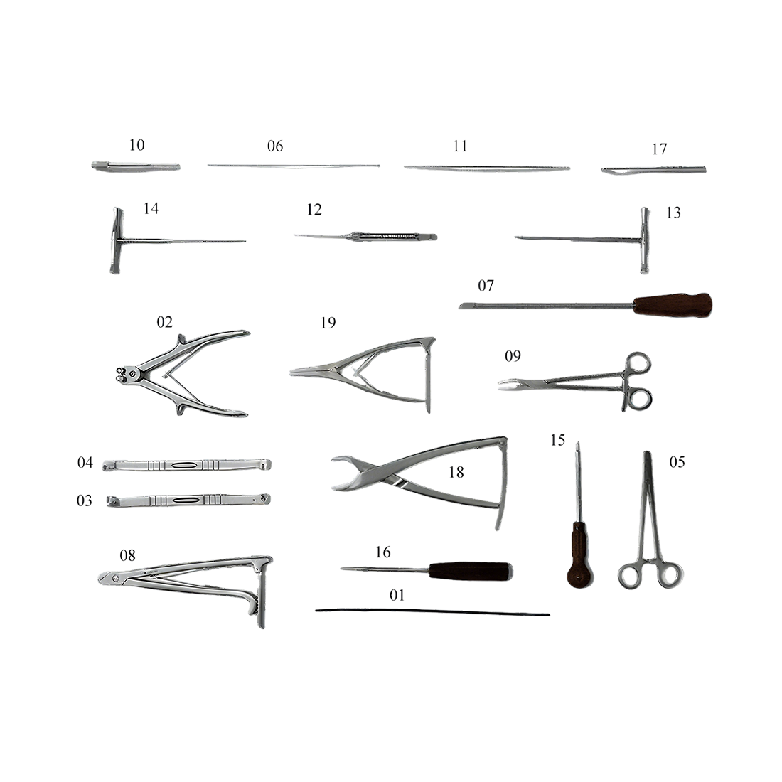 Set di strumenti di impianti traumatologici