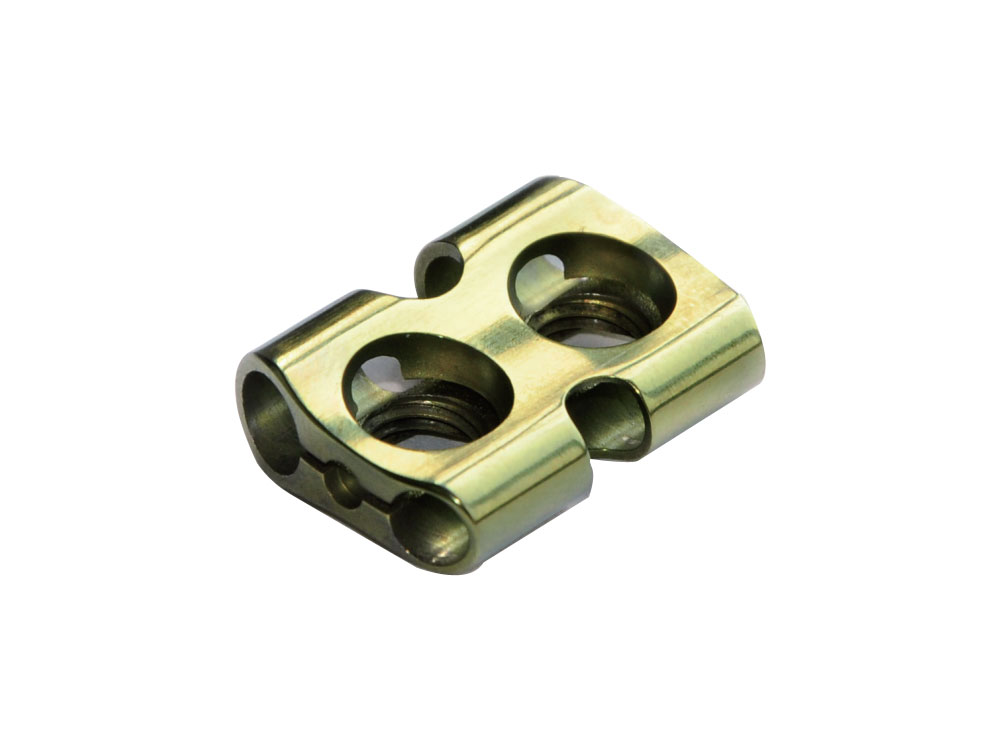 Morsetto 07 doppio foro per asta doppia